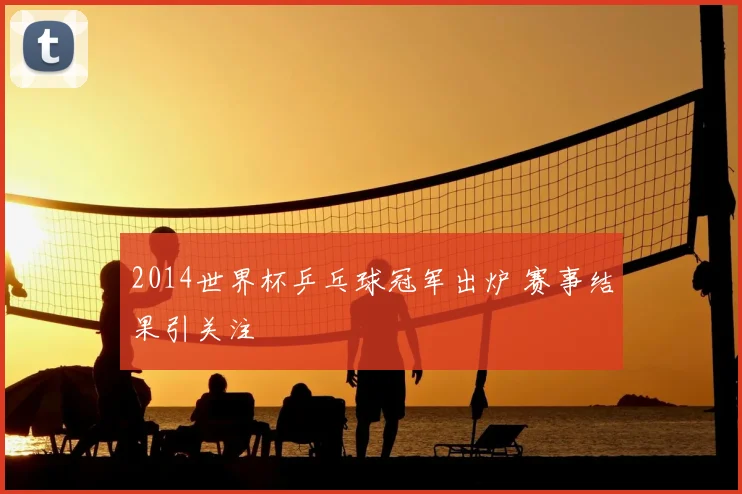 2014世界杯乒乓球冠军出炉 赛事结果引关注